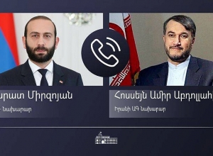 Հայաստանի և Իրանի ԱԳ նախարարները կարևորել են «Պարսից ծոց – Սև ծով» միջազգային տրանսպորտային միջանցքի իրականացումը