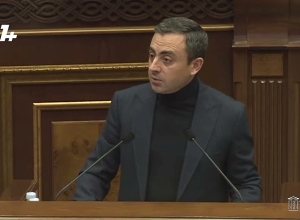 Ишхан Сагателян зачитал проект заявления НС о демаркации