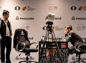 Մագնուս Կառլսենը և Յան Նեպոմնյաշչին ոչ-ոքի խաղացին առաջին պարտիայում