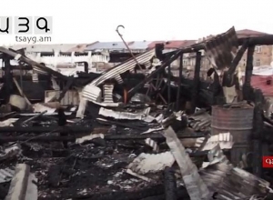 Հրդեհ Գյումրիում. 6 ընտանիք մնացել է առանց կտուրի