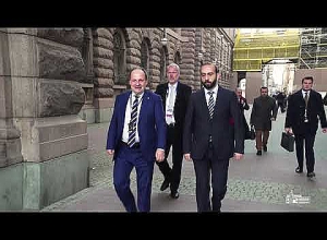 Արարատ Միրզոյանի հանդիպումը Շվեդիայի Ռիկսդագի նախագահ Անդրեաս Նորլենի հետ