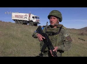 Миротворцы обеспечили безопасную добычу щебня в селе Храморт в НК