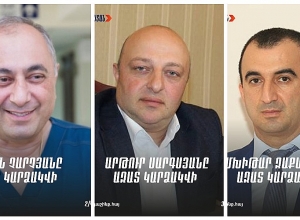 «Հայաստան» դաշինքի խորհրդարանական խմբակցության երեք պատգամավորներն ազատ կարձակվեն