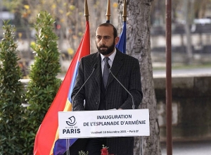 Փարիզում Հայաստանի էսպլանադի պաշտոնական բացմանը  Ա․ Միրզոյանը հանդես է եկել ելույթով