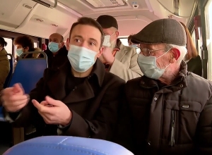 Հայկ Մարությանը՝ նոր ավտոբուսում