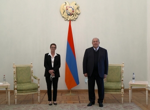 Արմեն Սարգսյանը հանդիպում է ունեցել Ֆրանսիայի դեսպան Անն Լույոյի հետ