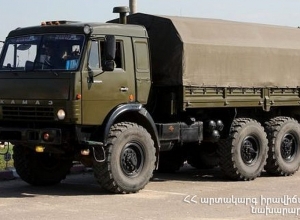 25 միավոր «Կամազ-4308» ՊՆ-ից փոխանցվեց ԱԻՆ-ին