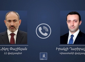 Премьер-министр Пашинян провёл телефонный разговор с Ираклием Гарибашвили