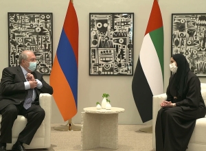 Президент Армен Саркисян встретился с Сарой Аль Амири