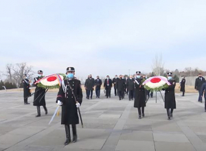 Делегация во главе с министром внутренних дел Грузии посетила Цицернакаберд