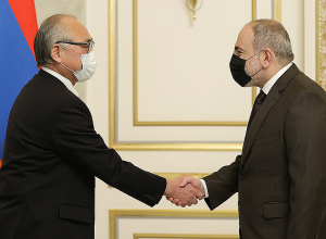 Никол Пашинян принял чрезвычайного и полномочного посла Японии в Армении