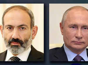 Վարչապետ Փաշինյանը հեռախոսազրույց է ունեցել Վլադիմիր Պուտինի հետ