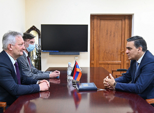 Արման Թաթոյանն ընդունել է Հայաստանում Գերմանիայի արտակարգ և լիազոր դեսպանին