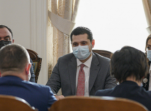 Вице-премьер Матевосян принял генерального комиссара полиции Литвы Пожелу