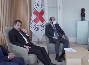 Արարատ Միրզոյանի հանդիպումը Կարմիր խաչի միջազգային կոմիտեի նախագահ Պիտեր Մաուրերի հետ