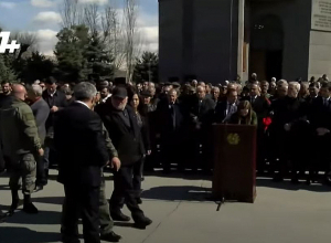 Վազգեն Սարգսյանի ծննդյան 63-ամյակին նվիրված միջոցառում՝ Եռաբլուրում․ ՈՒՂԻՂ