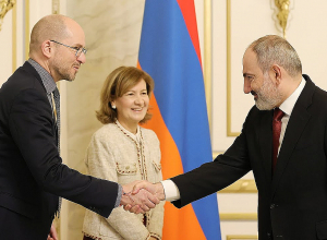 Никол Пашинян принял представителя ОБСЕ по вопросам свободы СМИ Терезу Рибейро