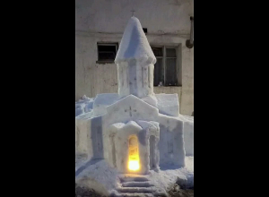 В Степанакерте из снега создадут Сурб Казанчецоц Шуши