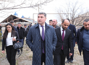 Գնել Սանոսյանը Դիմիտրով համայնքում էր