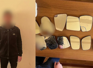 Украл боковые зеркала автомобилей и попался