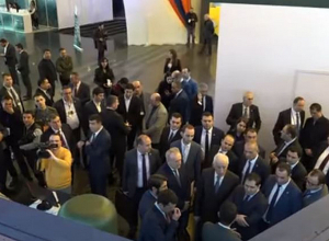 Президент Ваагн Хачатурян присутствовал на церемонии открытия 3-й Международной выставки «ArmHighTech 2022»