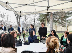 Анна Акопян по случаю 7-го Апреля приняла родственников жертв 44-дневной войны и Апрельской войны