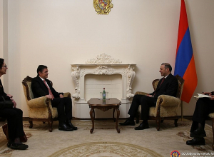 Секретарь СБ Армен Григорян принял французского сопредседателя Минской группы ОБСЕ Бриса Рокфея