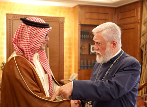 Посол Саудовской Аравии посетил Католикоса Арама Первого