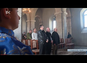 Արցախի երեք նախագահները Ամարասի վանական համալիրում էին