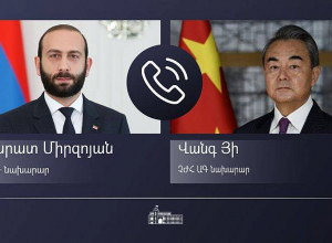 Состоялся телефонный разговор глав МИД Армении и Китая