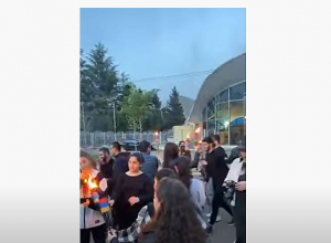 Ջահերով երթ Վրաստանում