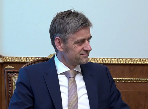 Նախագահ Վահագն Խաչատուրյանն ընդունել է Լարս Հենսելին