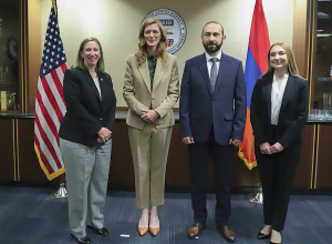 Встреча главы МИД РА Арарата Мирзояна с руководителем USAID Самантой Пауэр
