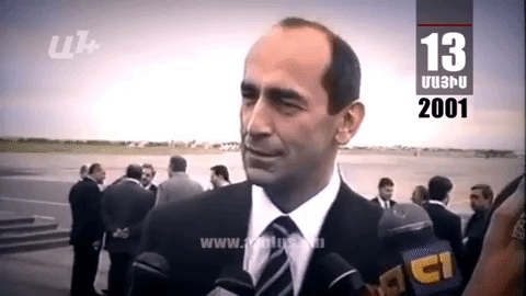 Օրացույց. 13-ը մայիսի. Ռոբերտ Քոչարյանը բացատրում է «Օքուփայթ» բառը