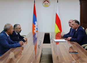 Министр иностранных дел Арцаха с рабочим визитом находился в Республике Южная Осетия