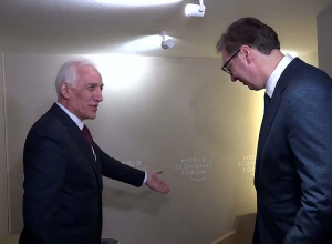 Վահագն Խաչատուրյանը հանդիպում է ունեցել Սերբիայի նախագահ Ալեքսանդր Վուչիչի հետ