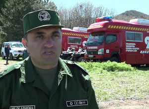 МЧС провело учение в Бюракане