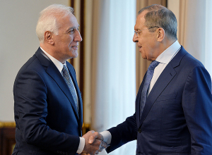 Президент Ваагн Хачатурян принял министра иностранных дел России Сергея Лаврова