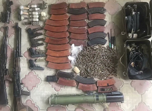 Полицейские обнаружили целый арсенал