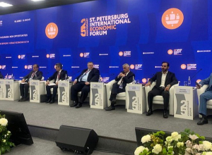 Вице-премьер Мгер Григорян принял участие в Петербургском международном экономическом форуме