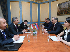 ԱԽ քարտուղար Արմեն Գրիգորյանը հանդիպել է Տաջիկստանի ԱԽՔ Նասրուլլո Ռախմատժոնի հետ