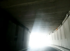 Пушкинский тоннель остался без электричества