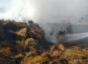 Հրդեհ Դիլիջանում․ այրվել է մոտ 6 տոննա պահեստավորած անասնակեր