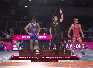 Հարություն Հովհաննիսյանը պարտվեց եզրափակիչում. ըմբշամարտի ԵԵԱ