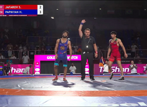 Հայկ Պապիկյանը հաղթեց ադրբեջանցի ըմբիշին և ոսկե մեդալ նվաճեց