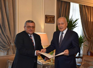 Посол Поладян провёл встречу с генеральным секретарем Лиги арабских государств Ахмедом Абуль Гейтом