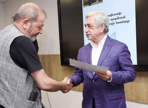 Սերժ Սարգսյանը ներկա է գտնվել «Հայկյան» մրցանակաբաշխությանը