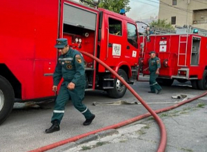 Երևանում Կատովսկու փողոցում հրդեհ է բռնկվել