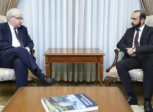 ՀՀ ԱԳ նախարար Արարատ Միրզոյանն ընդունել է   ԵԱՀԿ Մինսկի ռուս համանախագահին