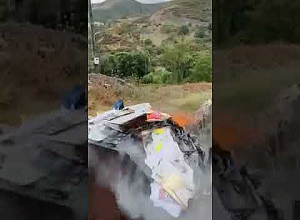 Աղավնոյում այրել  են դպրոցի՝  ոչ պիտանի թղթերը
